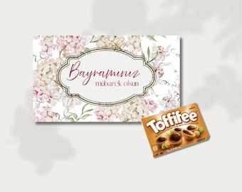 Toffifee banderole Bayram flower