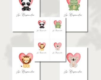 Kids Bayram Gift Card Animal