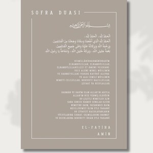 Sofra Duası
