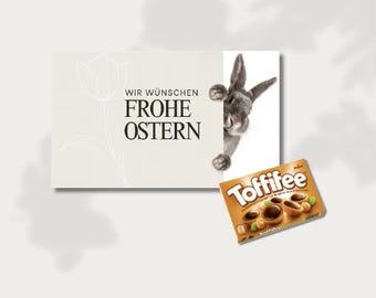 Easter Toffifee wrapper bunny