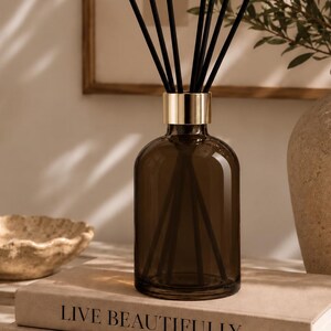 Apothecary Reed Diffuser Bottle Set, Gold Screw Cap, 8 oz - Fossil