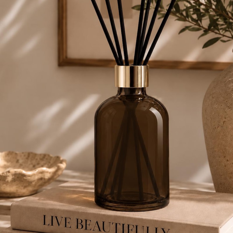 Diffisor Glass Reed Diffuser Gold - Etsy