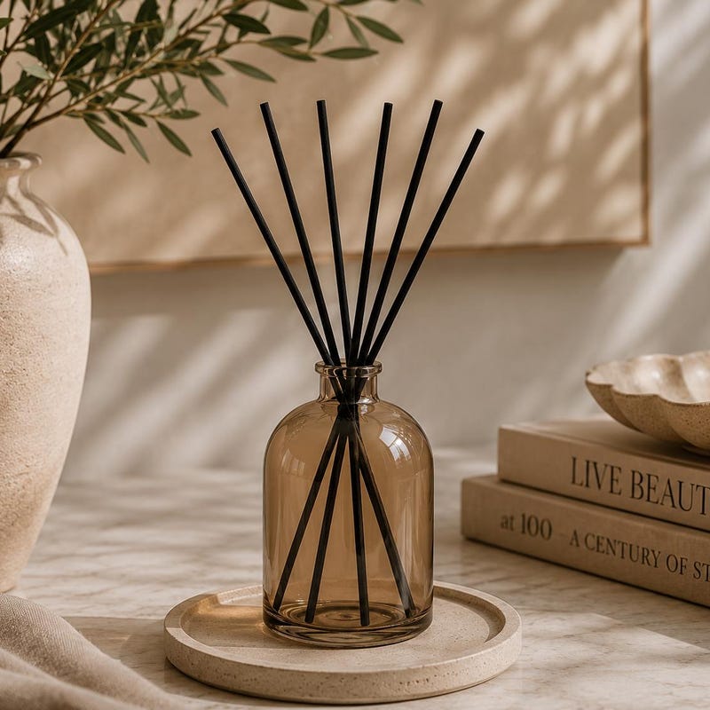 Metallic Reed Diffuser Glass Reed Diffuser Gold - Etsy