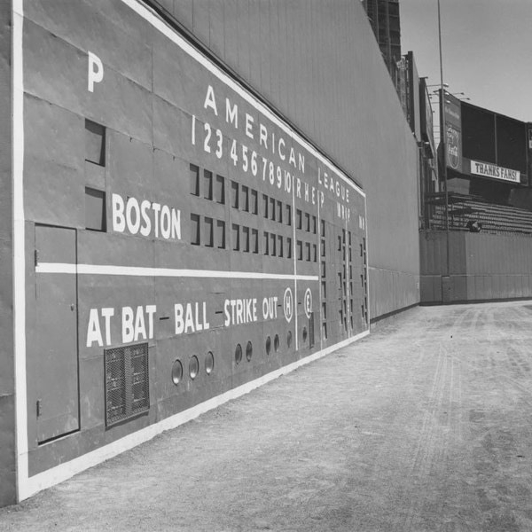 Fenway Park Green Monster Wall Art - Etsy