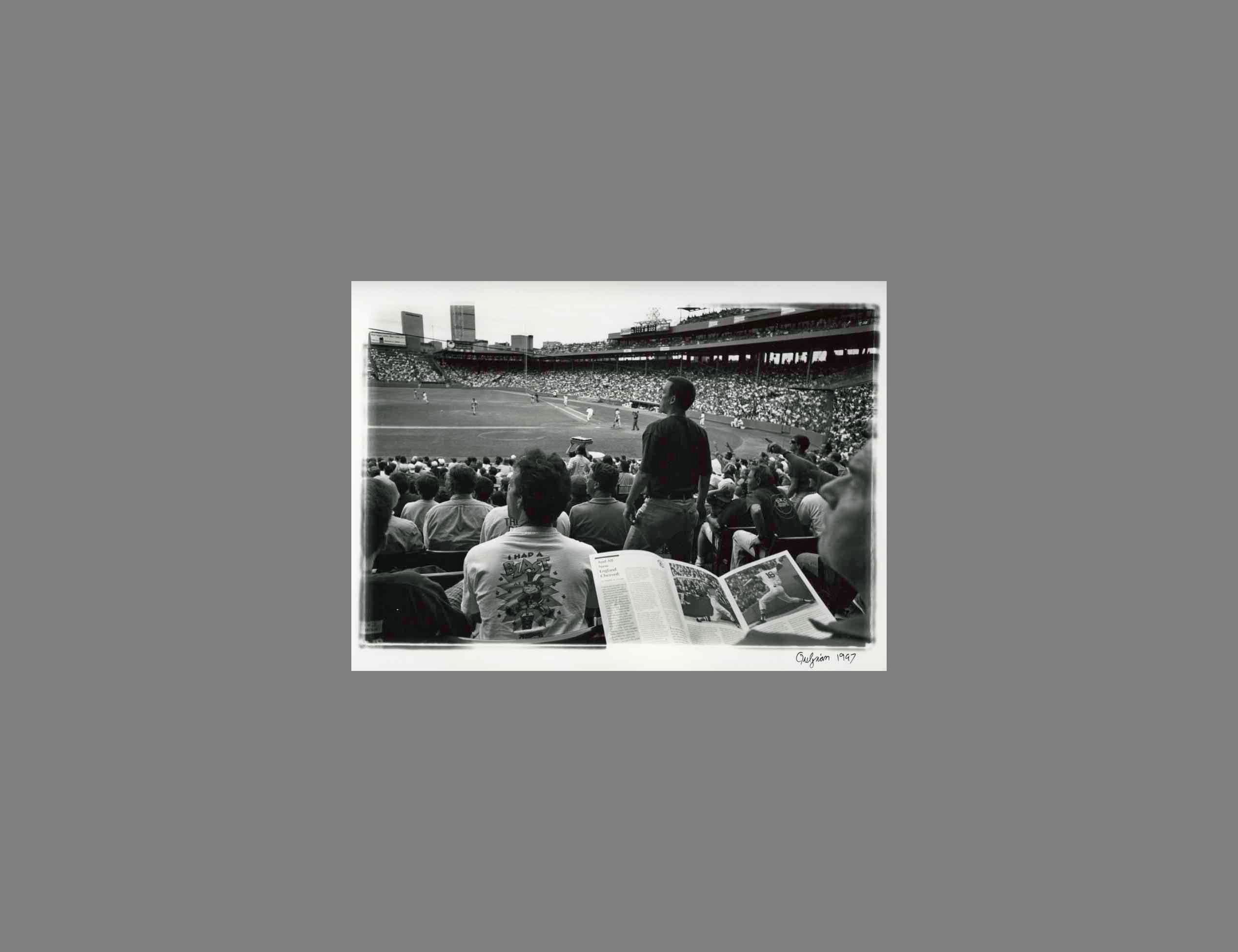 Fenway Park 1997 11x14 Gelatin Silver Print, Baseball Print, Boston Red