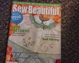 Sew Beautiful with Martha Pullen July/August 2007 Issue No. 113 Free Patterns