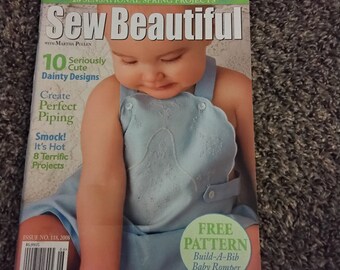 Sew Beautiful with Martha Pullen May/June 2008 Issue No. 118 Free Patterns