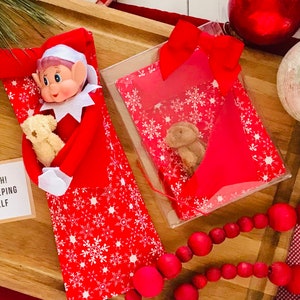 Elf Shenanigan Prop Sleeping Bag Set - Elf Prop - Elf Activities - Elf Mischief - Elf Kit 2024 - Christmas - Elf Sleeping Bag