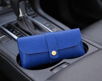 Leather glasses case cover stylish and light weight birthday gift for her