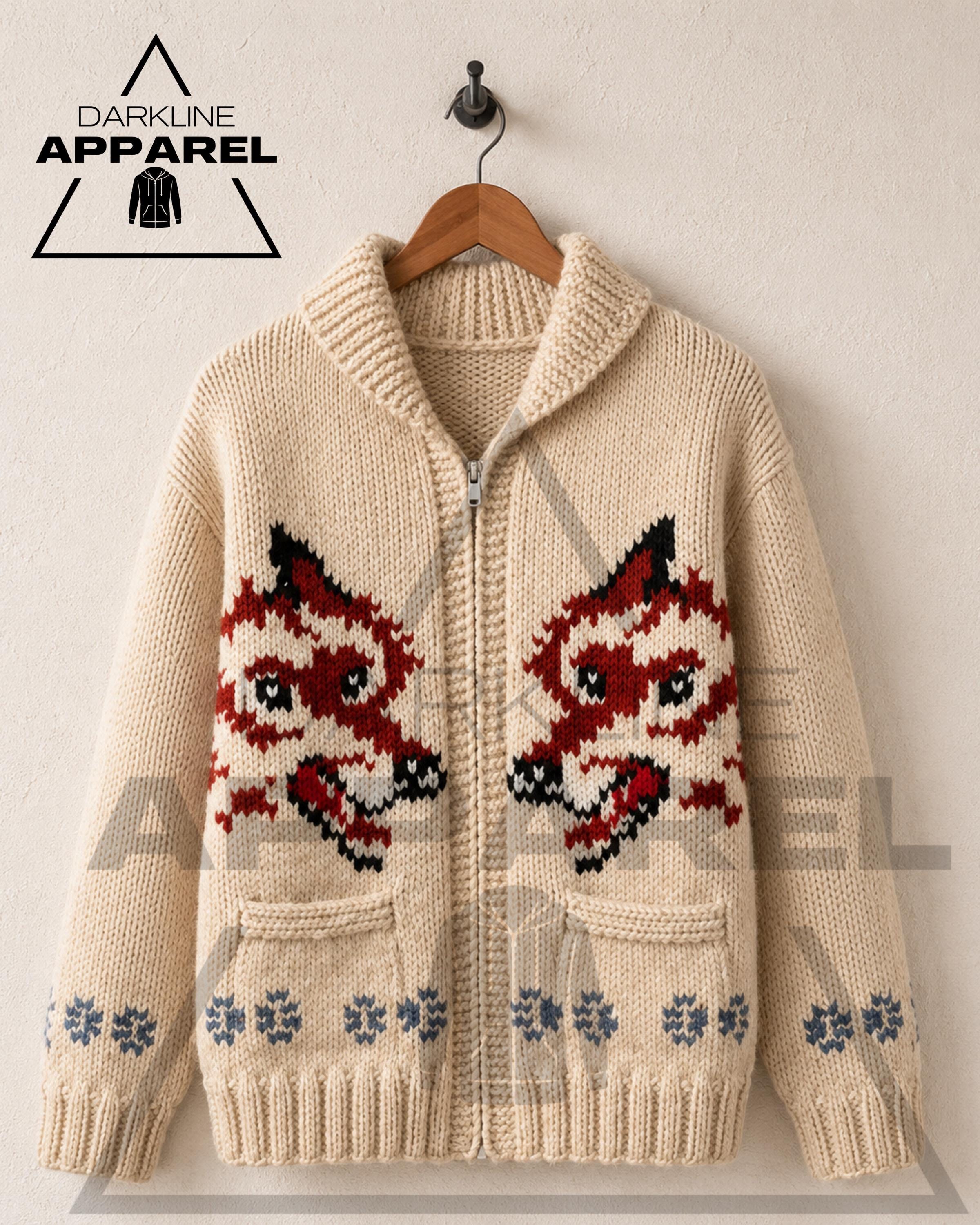 Wolf Cardigan - Etsy Canada