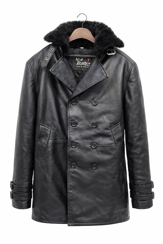 Leon S Kennedy RE9 Jacket | Leon Requiem Black Leather Jacket | Resident's Evil Inspired Cosplay Costume