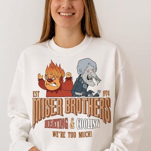 Miser Brothers Christmas PNG, Heat Miser and Snow Miser (Digital Download)