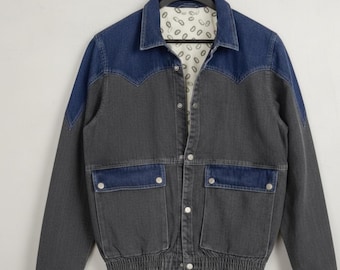Vintage 80's BTTF Guess Jeans Denim Jacket Sz Med Marty Mcfly Back