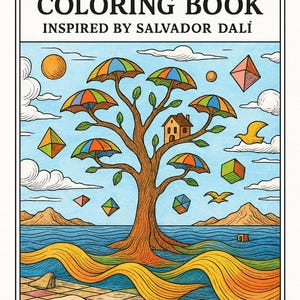 Surrealistisch kleurboek: trippy psychedelische kunst (pdf-download)