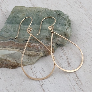 14K Gold Filled Teardrop Earrings