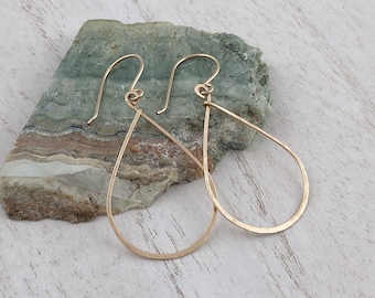 14K Gold Filled Teardrop Earrings