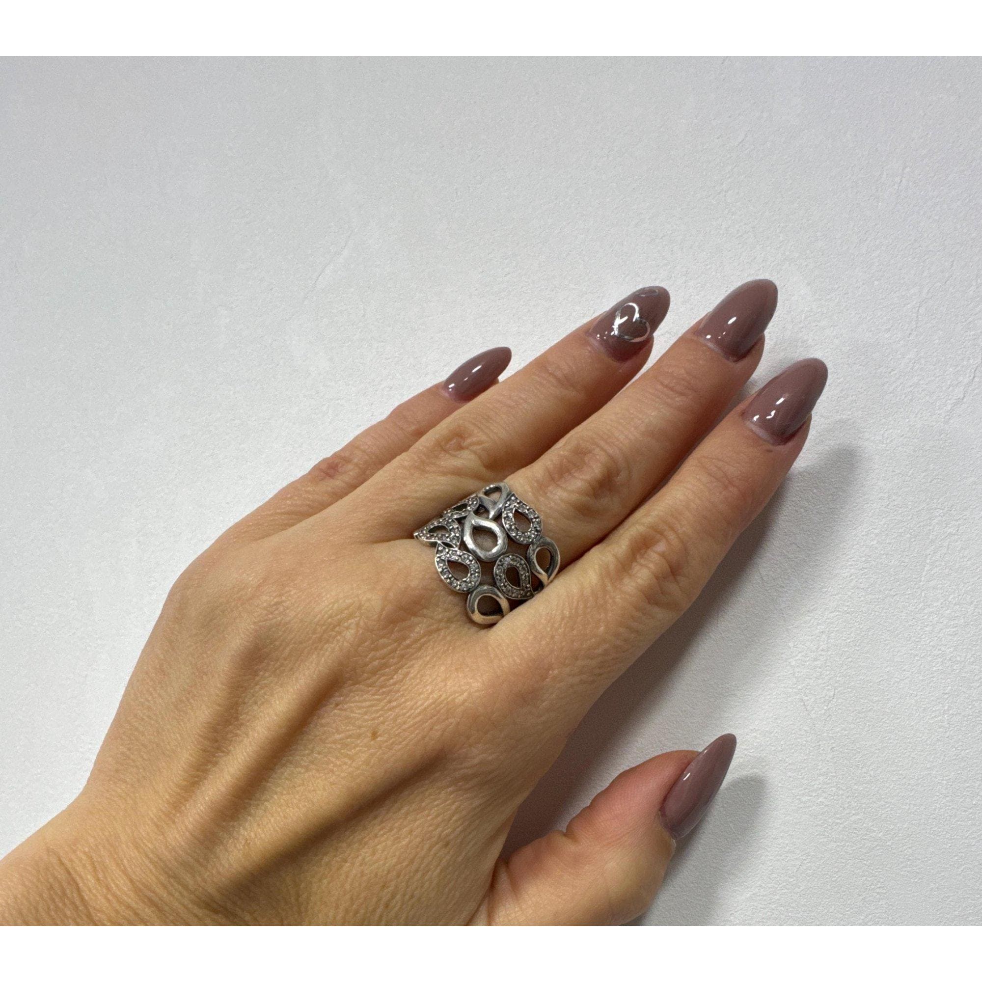 Sterling Silver Ring, UK Size S1/2 image 5