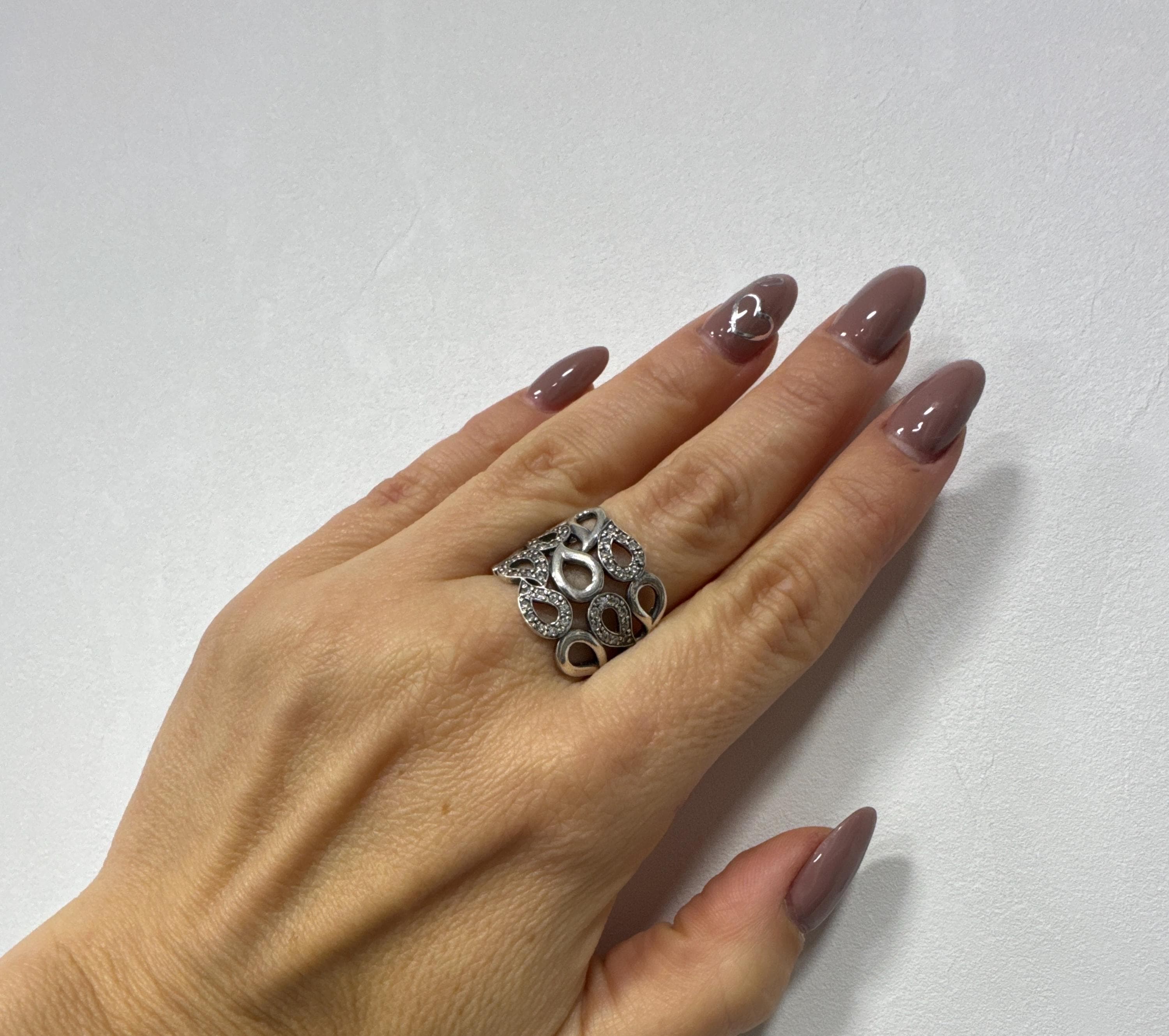 Sterling Silver Ring, UK Size S1/2 image 5