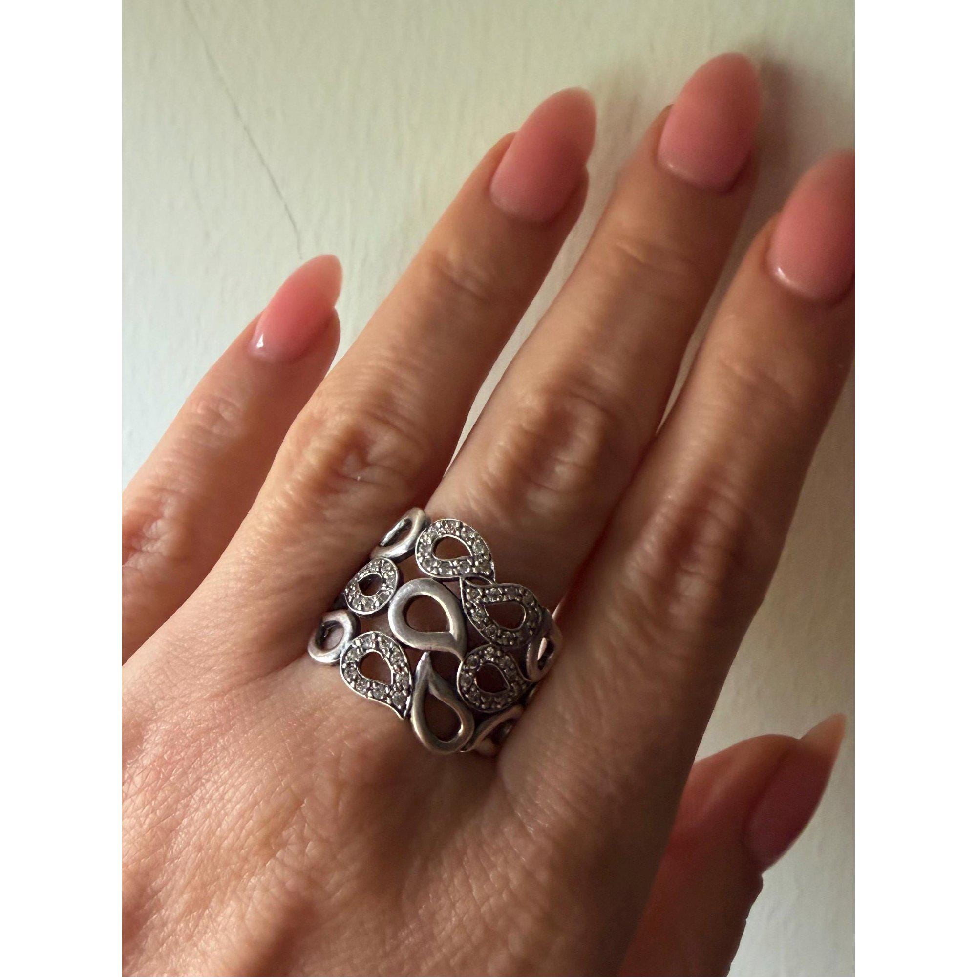 Sterling Silver Ring, UK Size S1/2