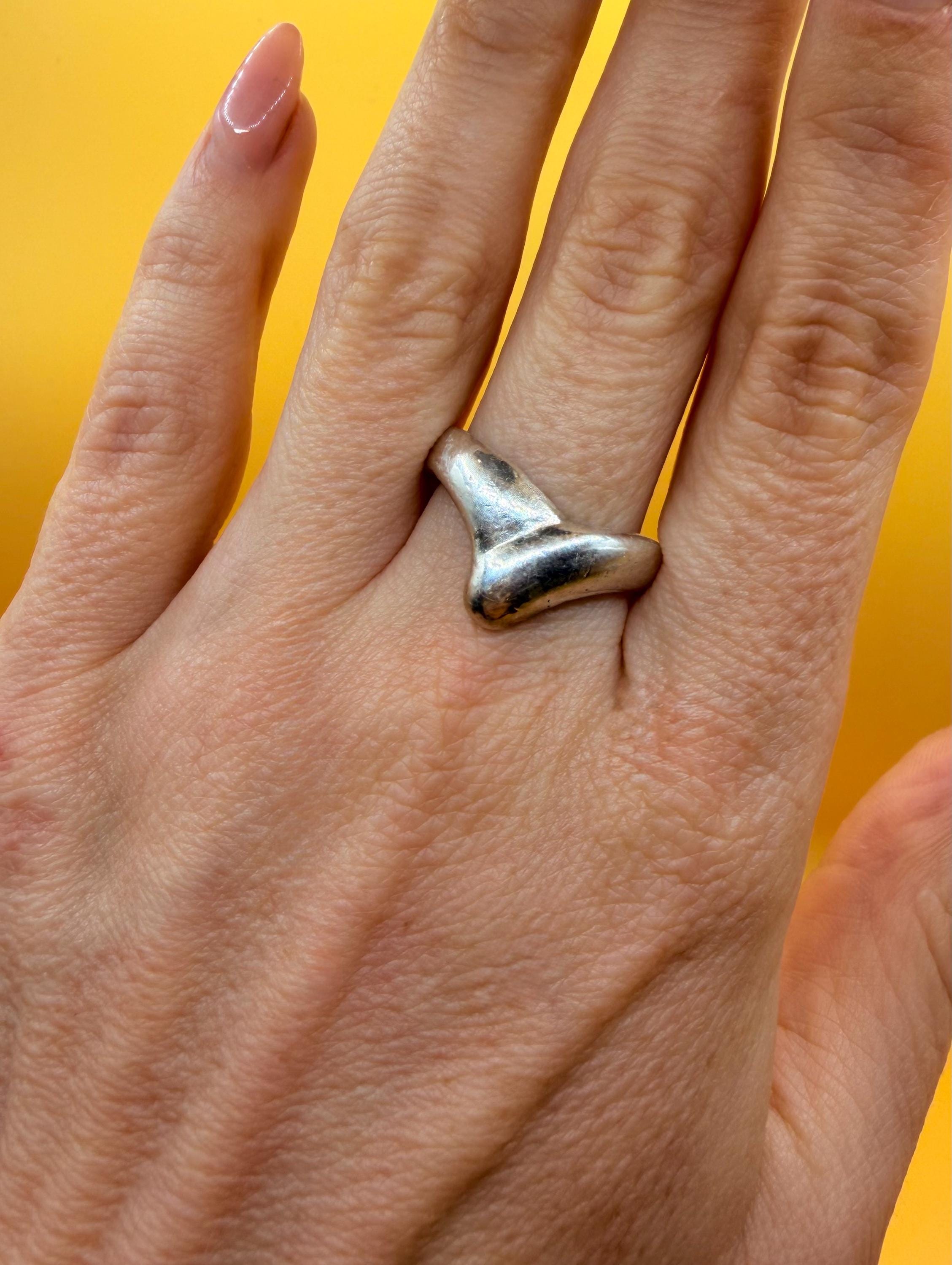 Vintage sterling silver ring Uk size S#140 image 7