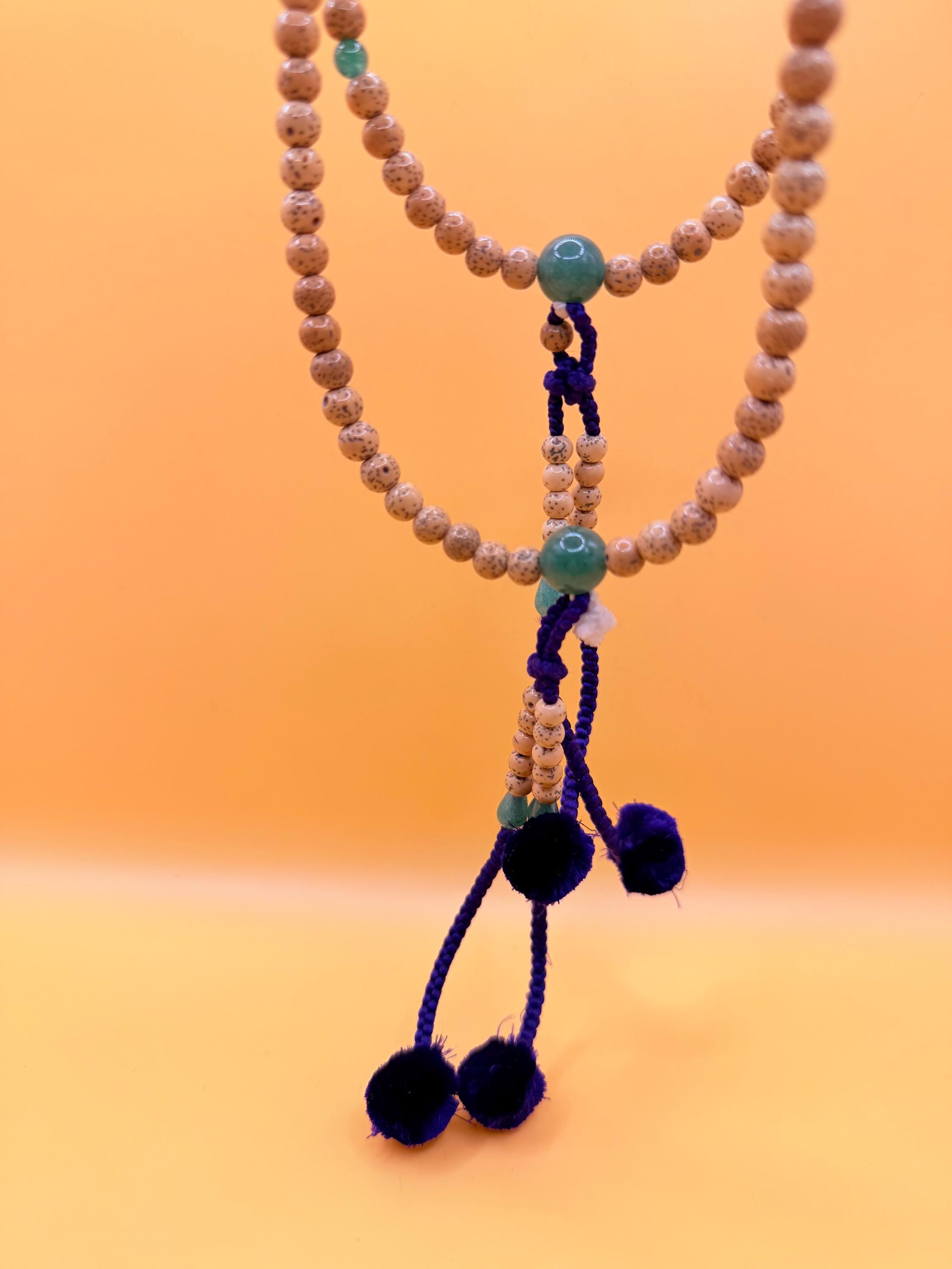 Star & Moon Bodhi Seed Bracelet -natural Aventurine New image 6