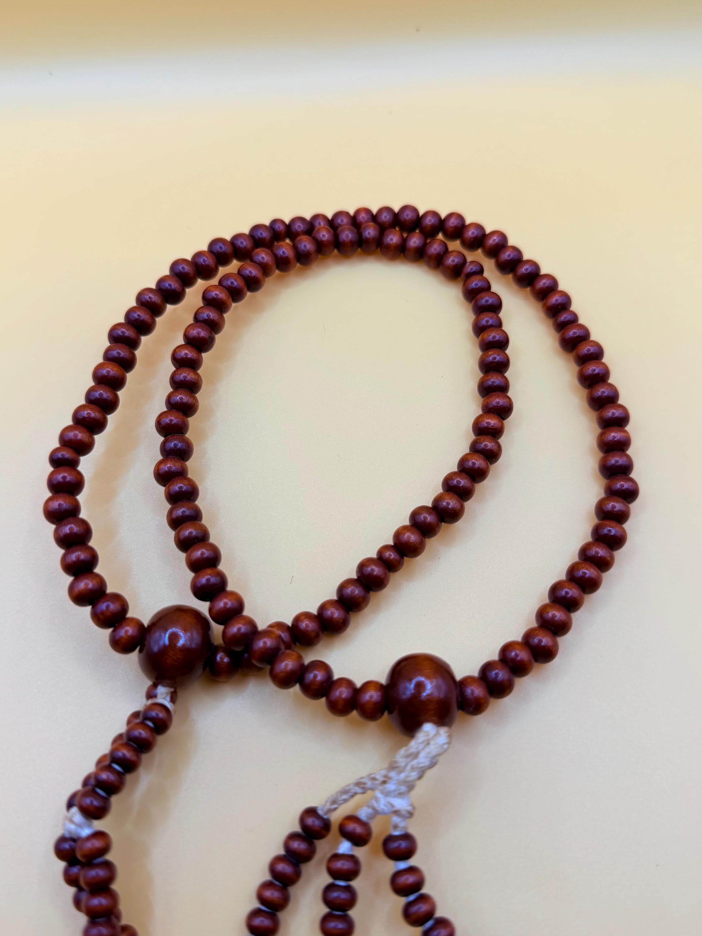 Japanese Bhuddist Wooden Prayer Beads rosary image 3