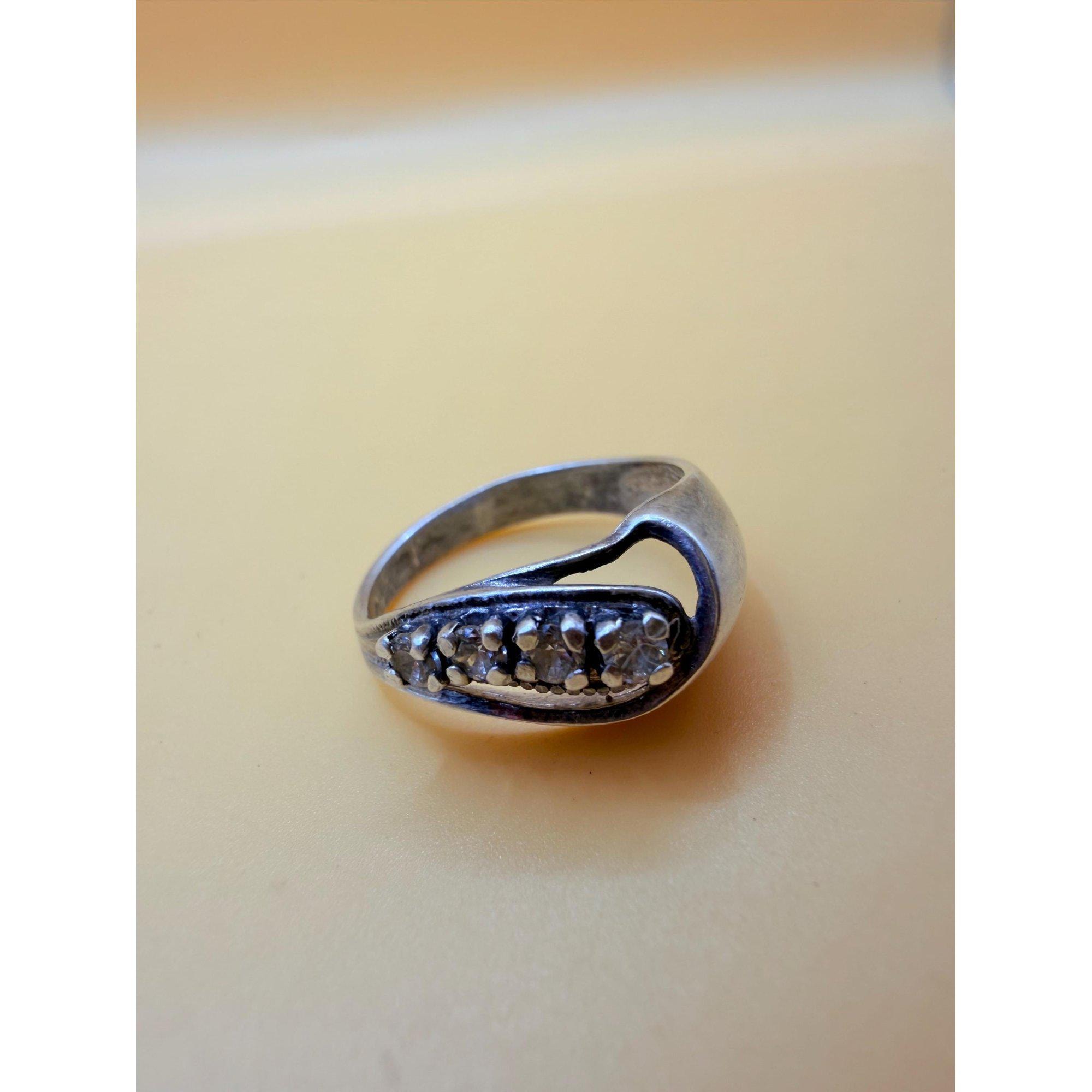 Size N 925 Sterling Silver ring Soviet 90s 27