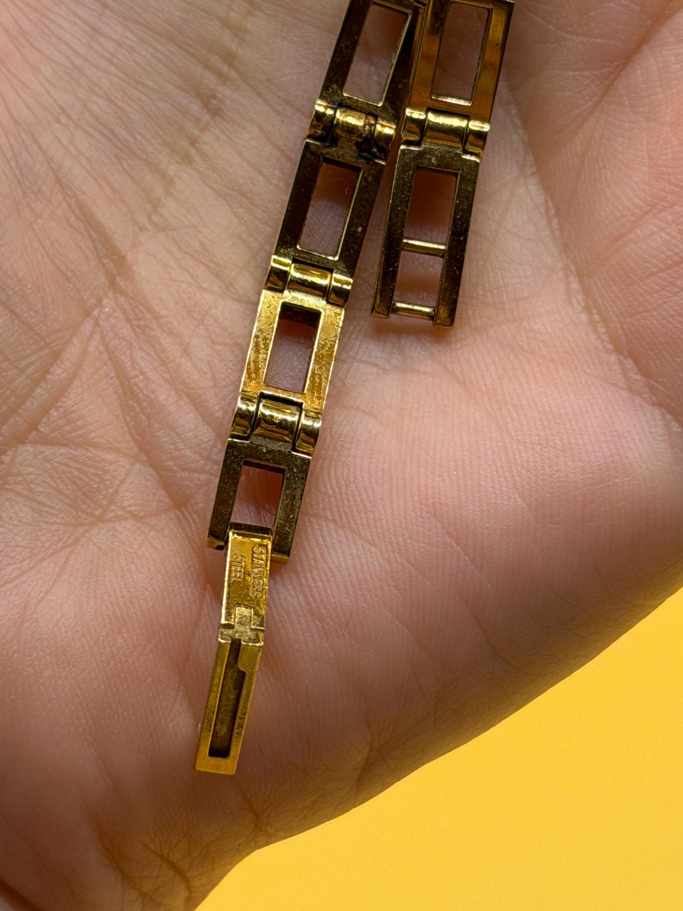 Gucci 3900L Gold Sunburst Dial Quartz image 7