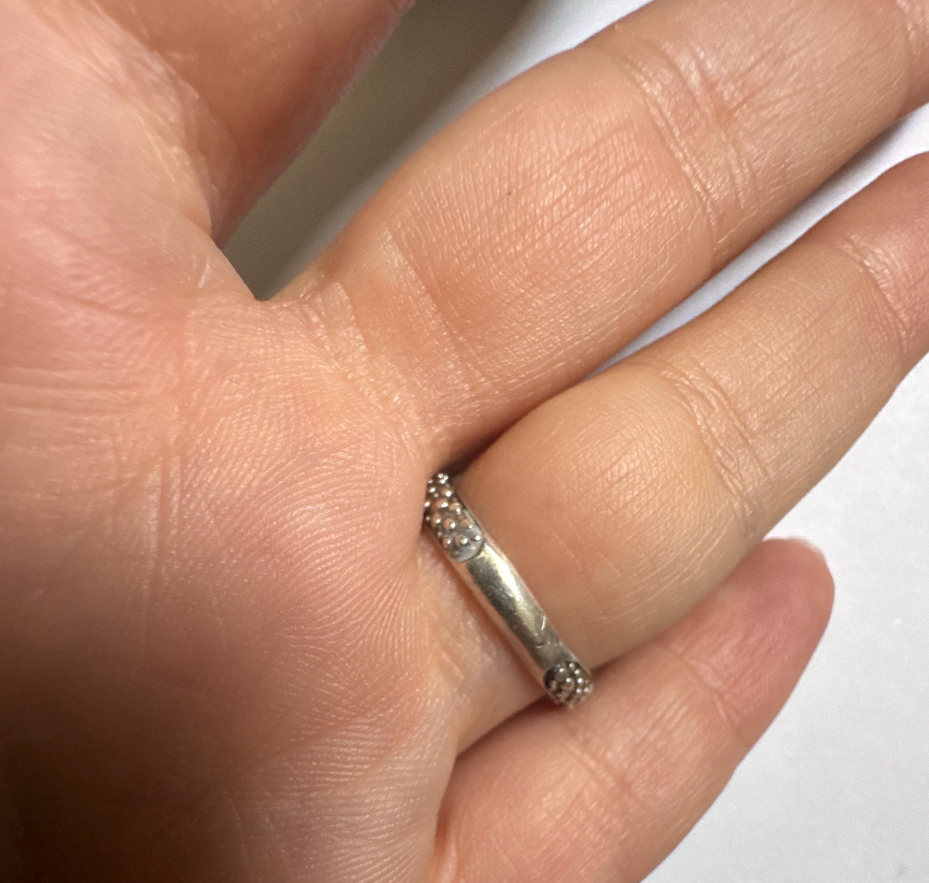 Incredible Sterling Silver Snake/Reptile Adjustable Ring – approx. size P image 2