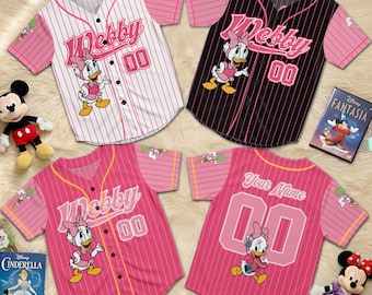 Personalized Webby Vanderquack Baseball Jersey, Custom Name Cute Duck Girl Shirt, Cartoon Fan Gift, Birthday Jersey