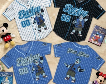 Personalized Barley Lightfoot Baseball Jersey, Custom Name Number Funny Elf Adventure Shirt, Movie Fan Gift for Men Women