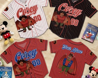 Personalized Corey The Manticore Baseball Jersey, Custom Name Number Mythical Adventure Shirt, Movie Fan Gift
