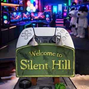 Silent Hill Universal Controller Holder-Desk Decoration-Fan Made Gift