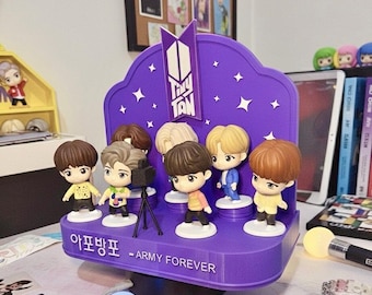 TinyTAN Display Ständer-BTS-Army Forever Zeichen ( Keine Figuren enthalten )