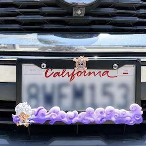 Cornice portatarga in metallo stampata in 3D in un unico pezzo – Accessorio unico per auto, regalo personalizzato per raduni automobilistici, regalo per lui e per lei