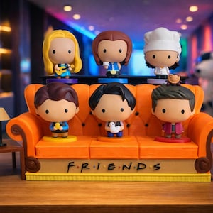 Friend's Movie Central Perk Couch Stand Display for Happy Meal Toys collection-Perfect Gift-Desk Decoration