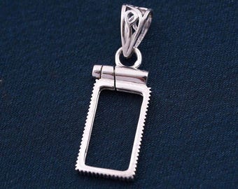 Luxury Screw Top Mounting | Pamp Suisse Lady Fortuna Bar | Secure Bezel Jewelry Frame