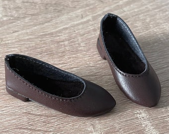 Low heel Dark Brown shoes for Minifee BJD by Summomo 1/4 MSD