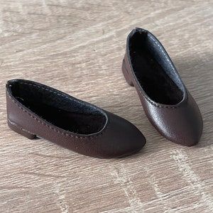 Low heel Dark Brown shoes for Minifee BJD by Summomo 1/4 MSD