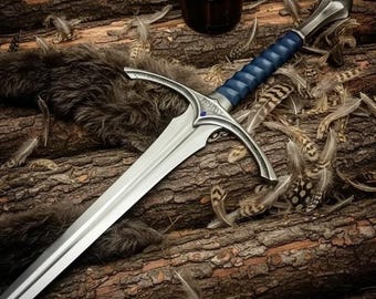 Handmade Glamdring Sword Of Gandalf With Scabbard