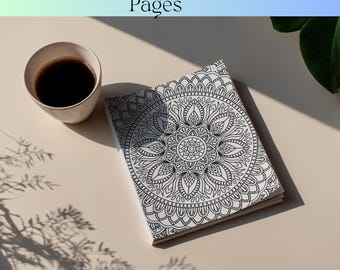 Mandala Malbuch mit Affirmationen