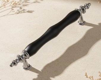 Luxury Handmade Ceramic Cabinet Pulls, Modern Rustic Drawer Knobs (64mm, 96mm, 128mm)