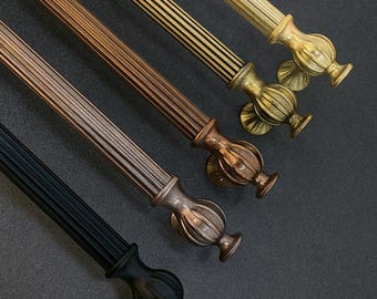 Luksusowe, nowoczesne, metalowe uchwyty do szafek – uchwyty do szuflad kuchennych w stylu rustykalnym, okucia meblowe w stylu vintage, elegancki wystrój domu