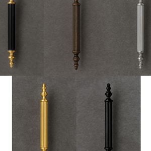 Rustieke luxe kastgrepen – moderne landelijke ladegrepen, zwart, goud, chroom, antiek messing, keukenkast meubelknoppen