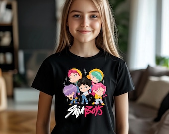 Saja Boys Kpop Shirt, Demon Hunters Kids Tee, Huntrix Youth Shirt