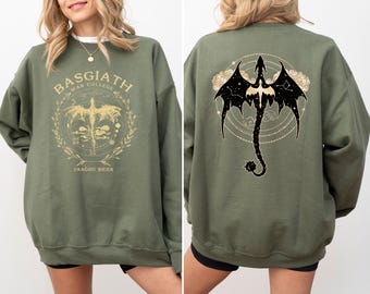 Fourth Wing Sweatshirt: Basgiath War College, Dragon Rider Hoodie
