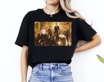 Camiseta unisex de Straykids, camiseta de regalo de K-Pop