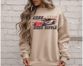 Camiseta de carreras de homenaje, regalo para fans de Greg Bifle, camiseta conmemorativa de automovilismo, coche de carreras clásico
