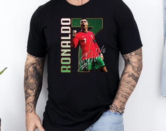 Cristiano Ronaldo #7 T-Shirt, Soccer Fan Tee