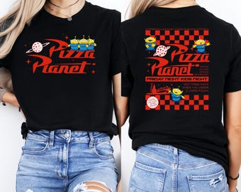 Pizza Planet T-Shirt, Disney Toy Story Aliens Tee